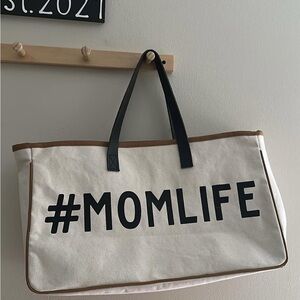 #MOMLIFE Canvas Tote Bag